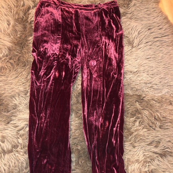 Pants - Designer velour pants